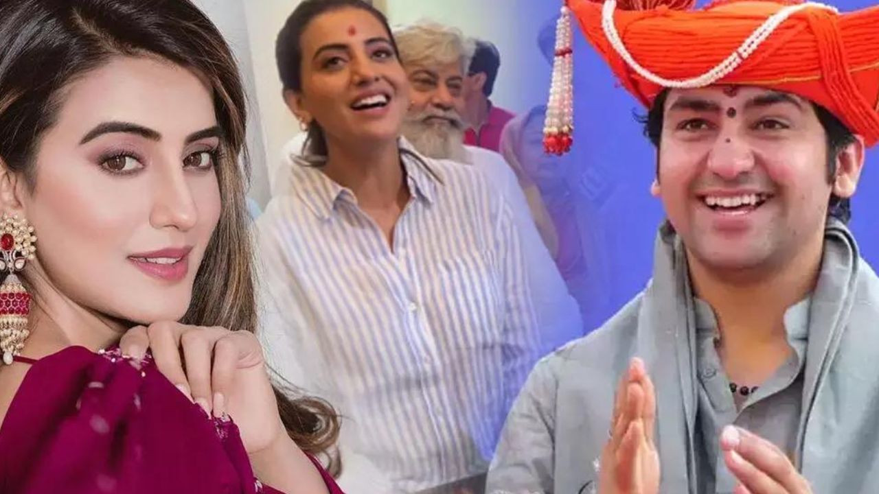 bhojpuri-star-akshara-singh-attends-dhirendra-shastris-hanumant-katha-in-patna-shares-video-watch